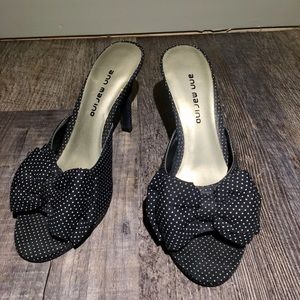 Ann Marino Cute Polka Dot Heels